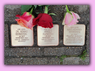 Stolpersteine Benno Bernstein, Arnold Kuznitzki, Hans Heinrich Festersen